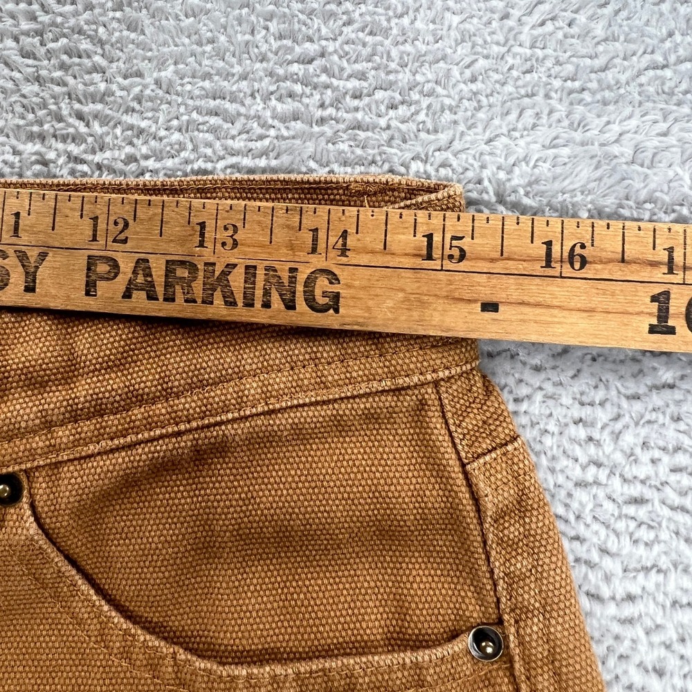No Boundaries Baggy Carpenter Pants 30x31 Brown Y2K Skate Wide Leg Canvas Grunge - Picture 6 of 10